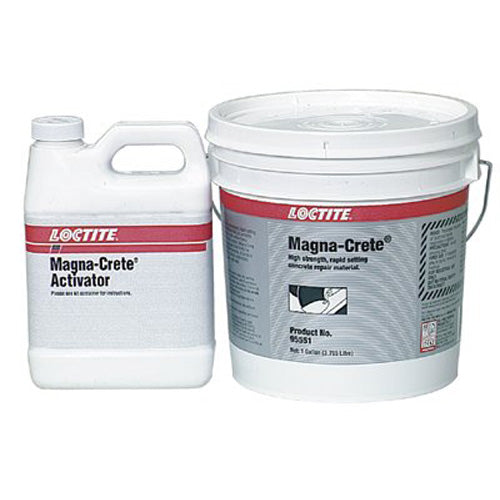 Loctite® PC 9410™ High Strength, Rapid Setting Concrete Repair and Grouting System, 1 gal, Bottle/Bucket Kit, Grey (442-235572)