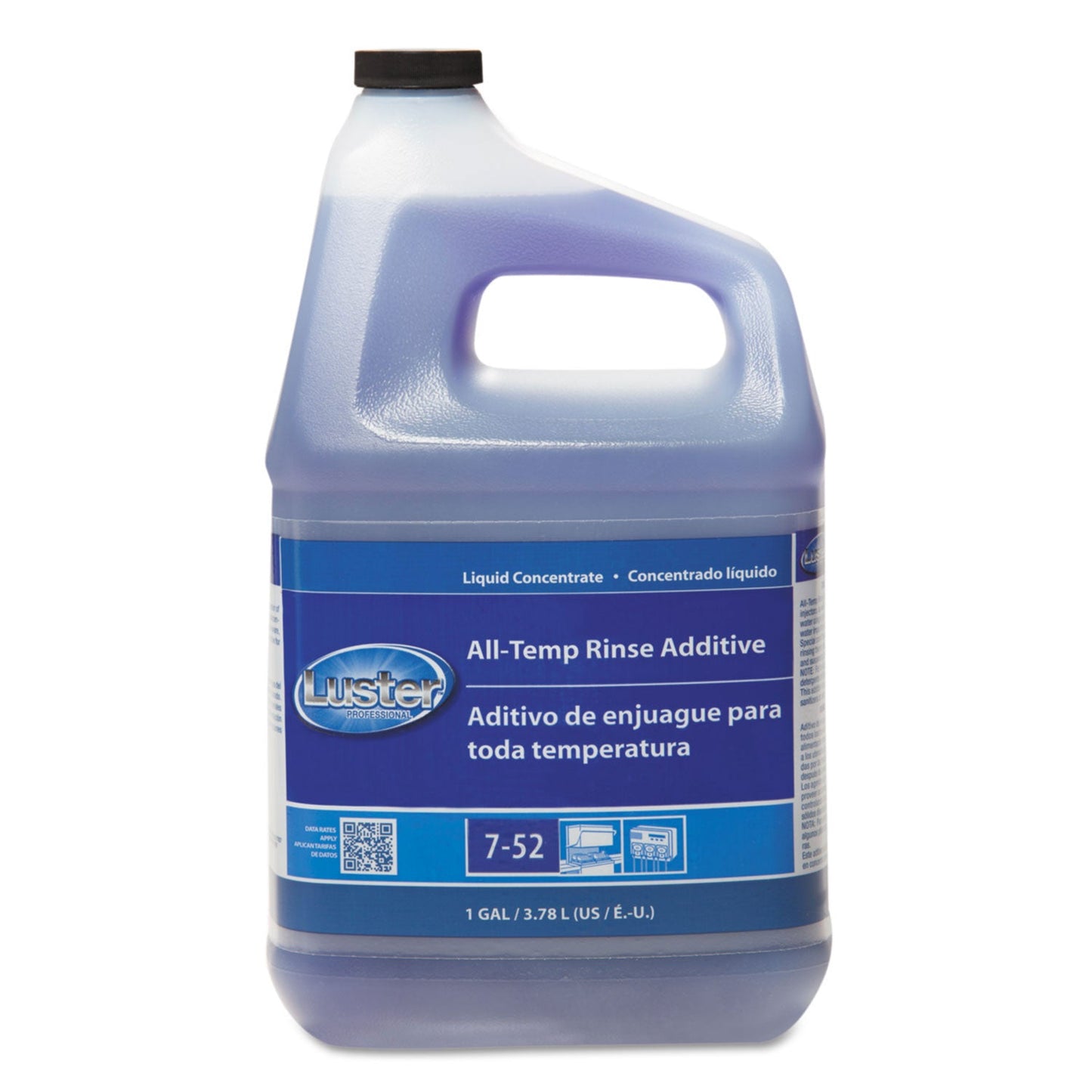 Luster Professional All-Temp Rinse Additive, Liquid, 1 gal, 4/Carton (PPL45912)