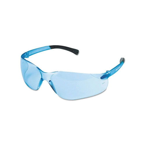 MCR™ Safety BearKat® BK1 Series Safety Glasses, Light Blue Lens, Duramass® Scratch-Resistant, Light Blue Frame (135-BK113)