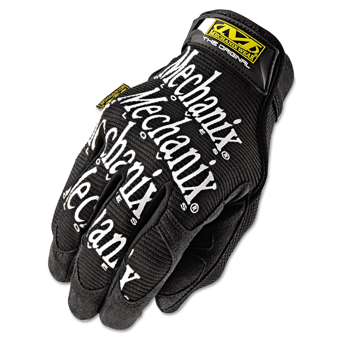 Mechanix Wear® Original Glove, Nylon, Synthetic Leather, Thermal Plastic Rubber (TPR), TrekDry®, Tricot, Large, Black (MECMG-05-010)