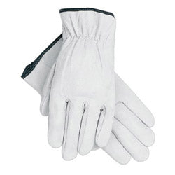 Memphis Glove Premium-Grade Leather Driving Gloves, Goatskin, X-Large, Unlined, Straight Thumb, White (127-3601XL)