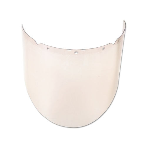 MSA V-Gard® Visor for Elevated Temperature Application, Anti-Fog, Anti-Scratch, Reflective Coating, Clear, 17.75 in L x 9.5 in H (454-10115848)