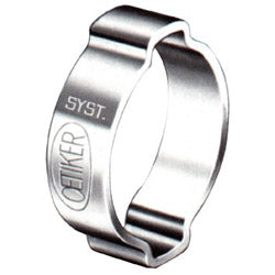 Oetiker 2-Ear Zinc-Plated Hose Clamp, 9/16 in OD, 0.492 in to 0.591 in Diameter, 0.295 in W (320-10100019)