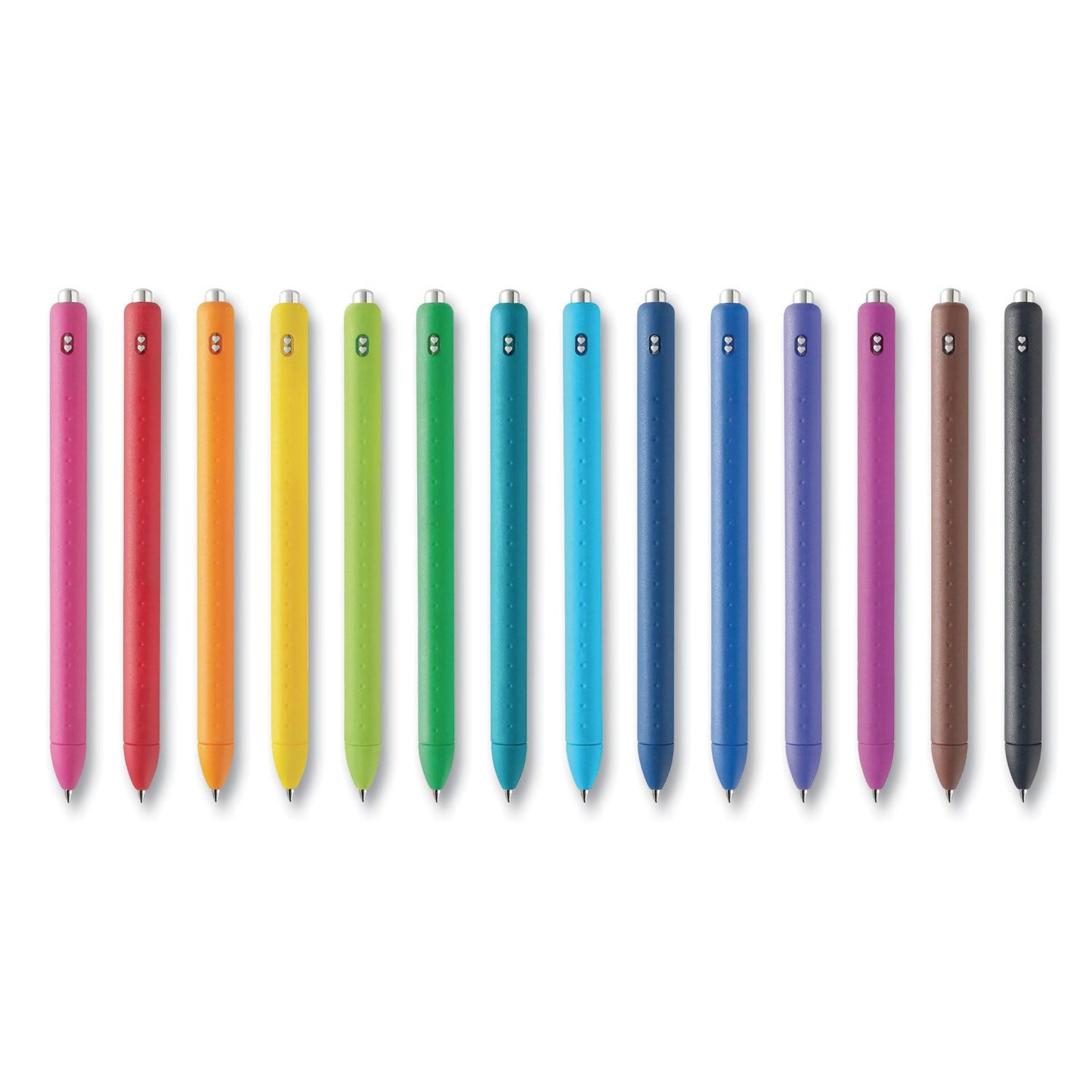 Papermate InkJoy Gel Pen, Retractable, Fine 0.5 mm, Assorted Ink and Barrel Colors, 14/Pack (PAP1988991)