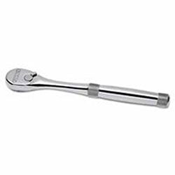 Proto Classic Standard Length Pear Head Ratchet, 1/2 in Dr, 10 in L, Alloy Steel, Knurled Handle (577-5449BL)