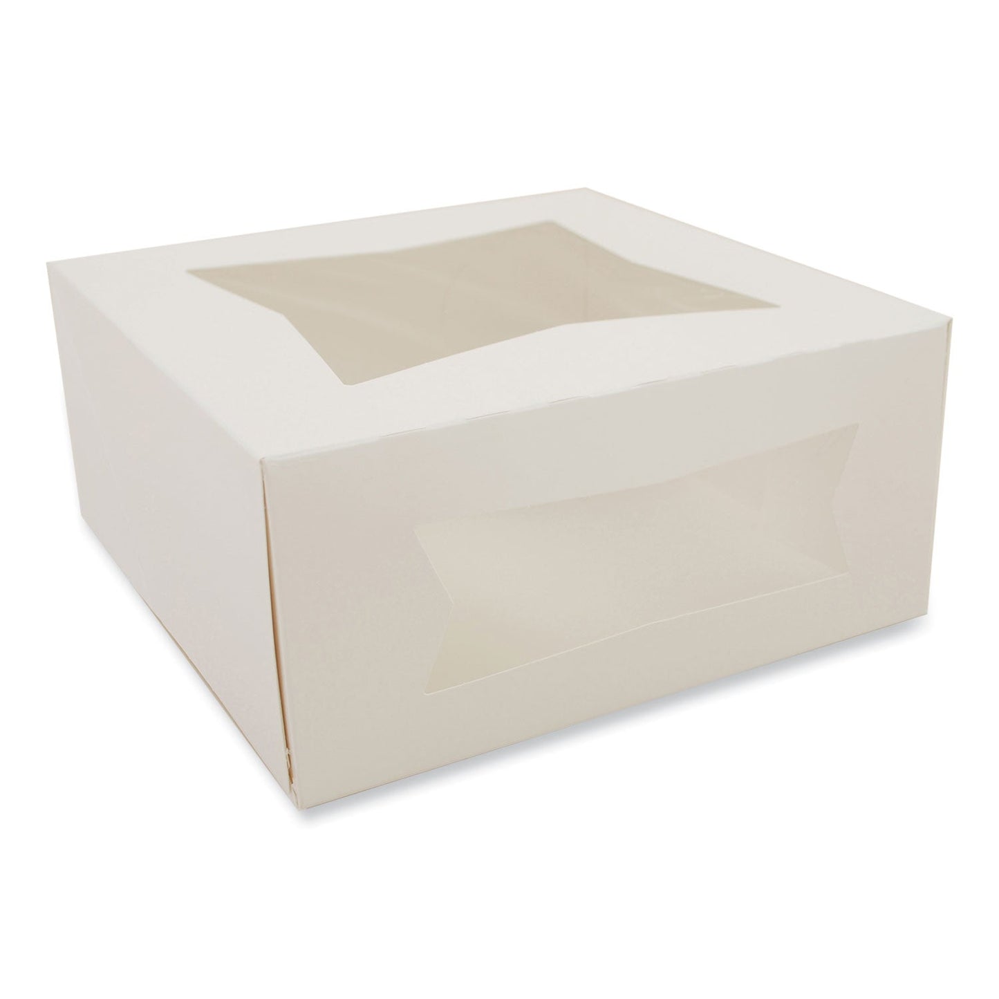 Southern Champion Bakery Boxes, 6 x 6 x 4, White, Paper, 150/Carton (SCH24293)