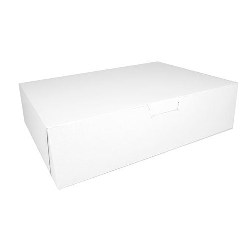 Southern Champion Non-Window Bakery Box, 19w x 14d x 5h, White, 50/Carton (SCH1035)