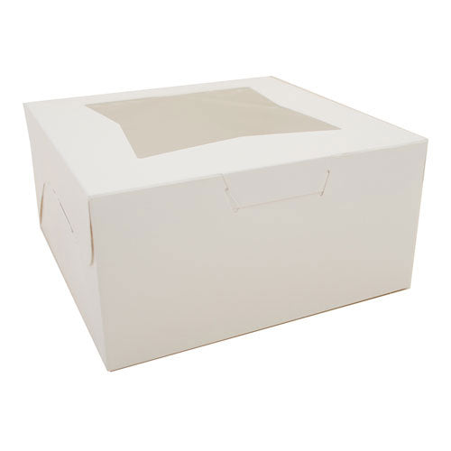 Southern Champion Window Bakery Boxes, 10w x 10d x 5h, White, 150/Carton (SCH23053)