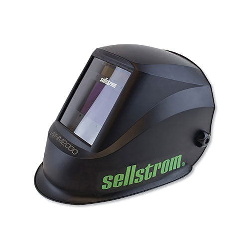 Sellstrom Advantage Plus Series ADF Welding Helmet, Shade 9 to 13, Black, 3.94 in x 2.36 in Window (851-S26200)