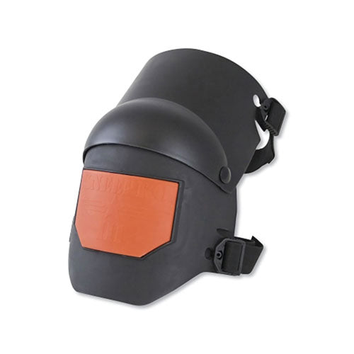 Sellstrom KneePro Hybrid Ultra Flex III Knee Pad, Elastic Straps w/Speed Clips, Blk/Org, Universal Size (851-S96211)