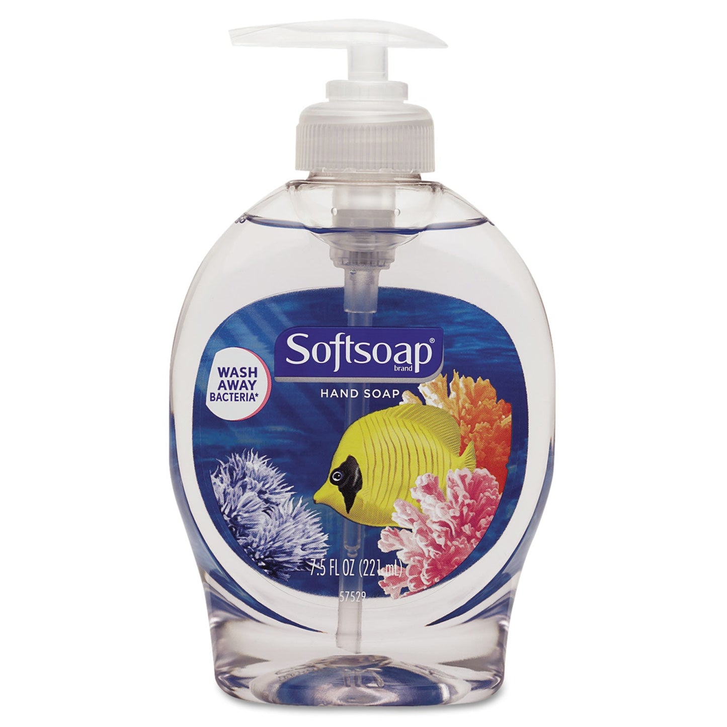 Softsoap Liquid Hand Soap Pump, Aquarium Series, Fresh Floral, 7.5 oz (CPM26800)