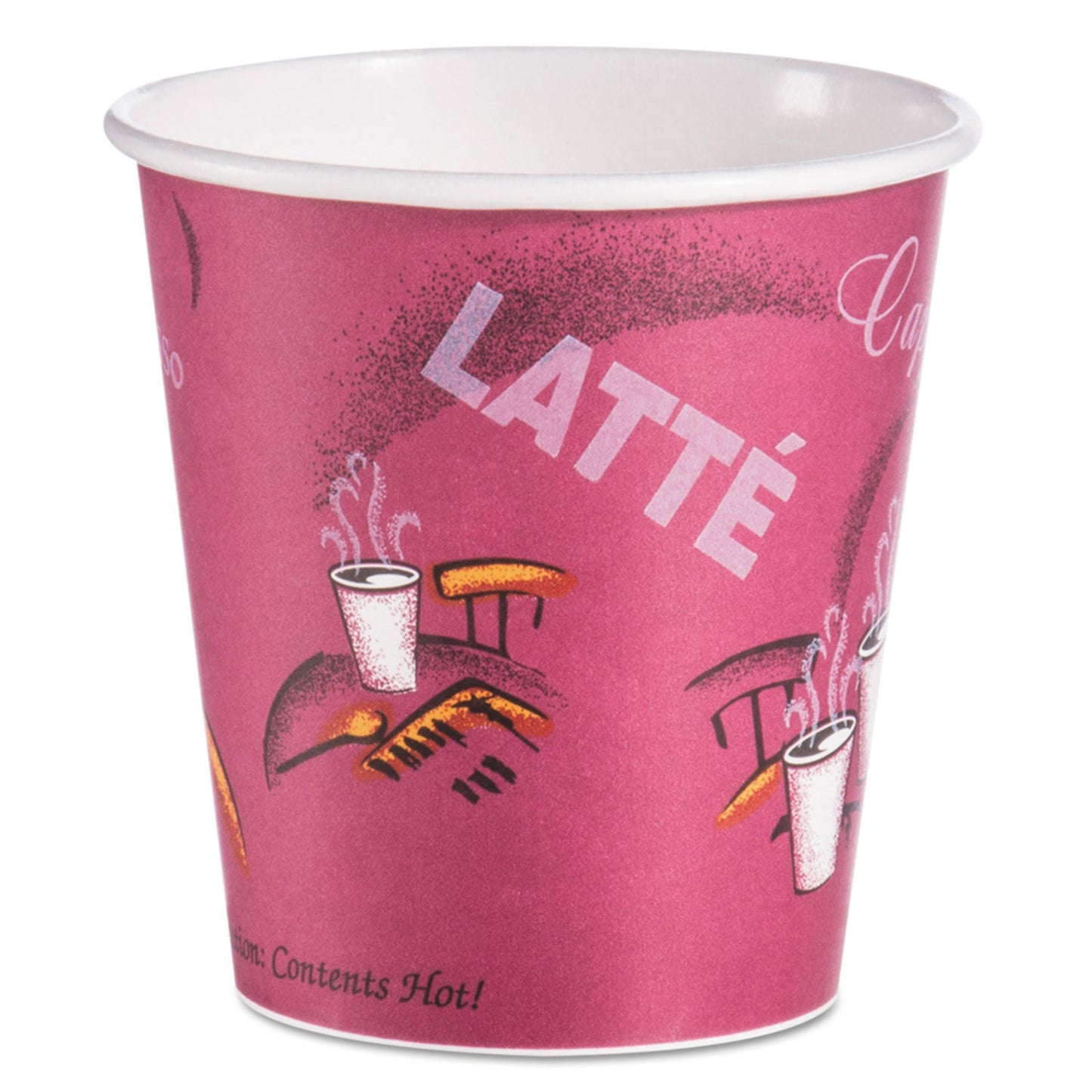 Solo Inc. Bistro Design Hot Drink Cups, Paper, 10 oz, 1000/Carton (SCC510SI)