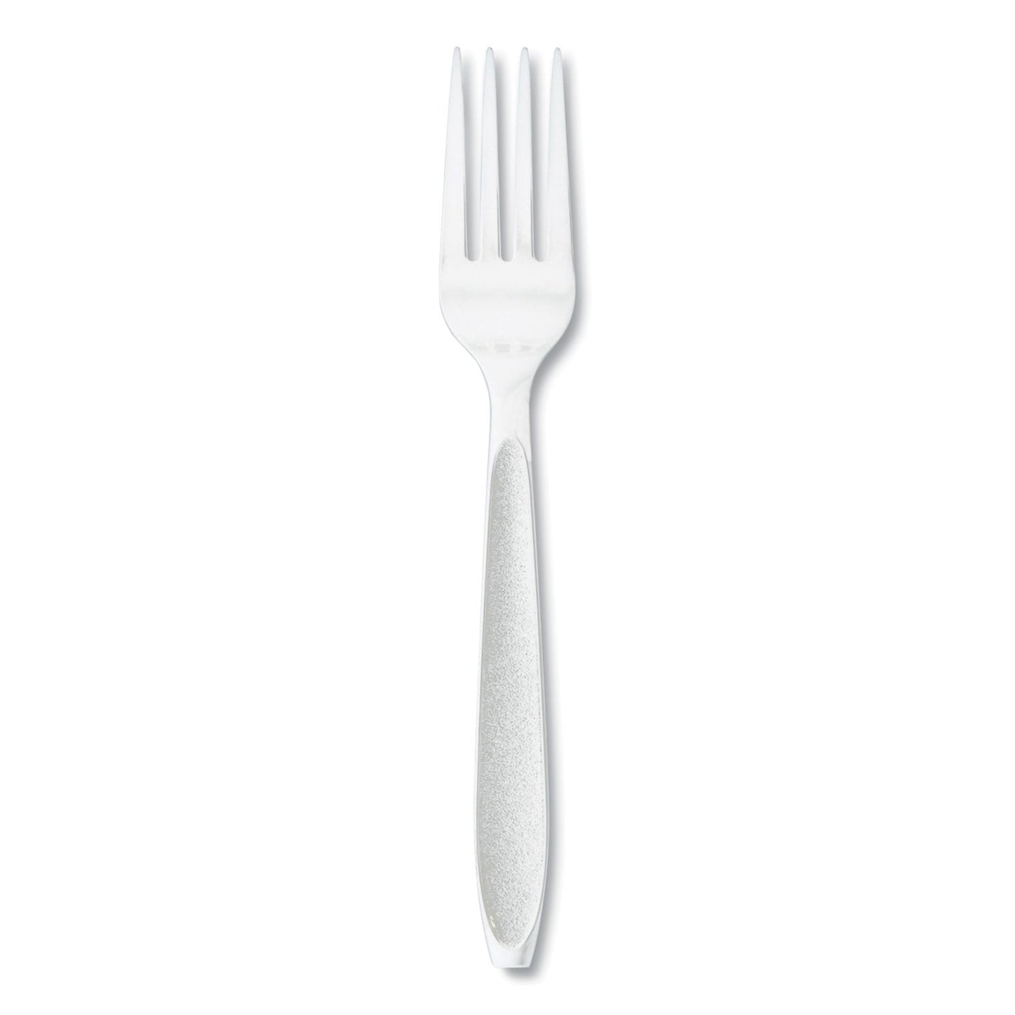 Solo Inc. Impress Heavyweight Full-Length Polystyrene Cutlery, Fork, White, 100/Box (SCCHSWFX0007BX)
