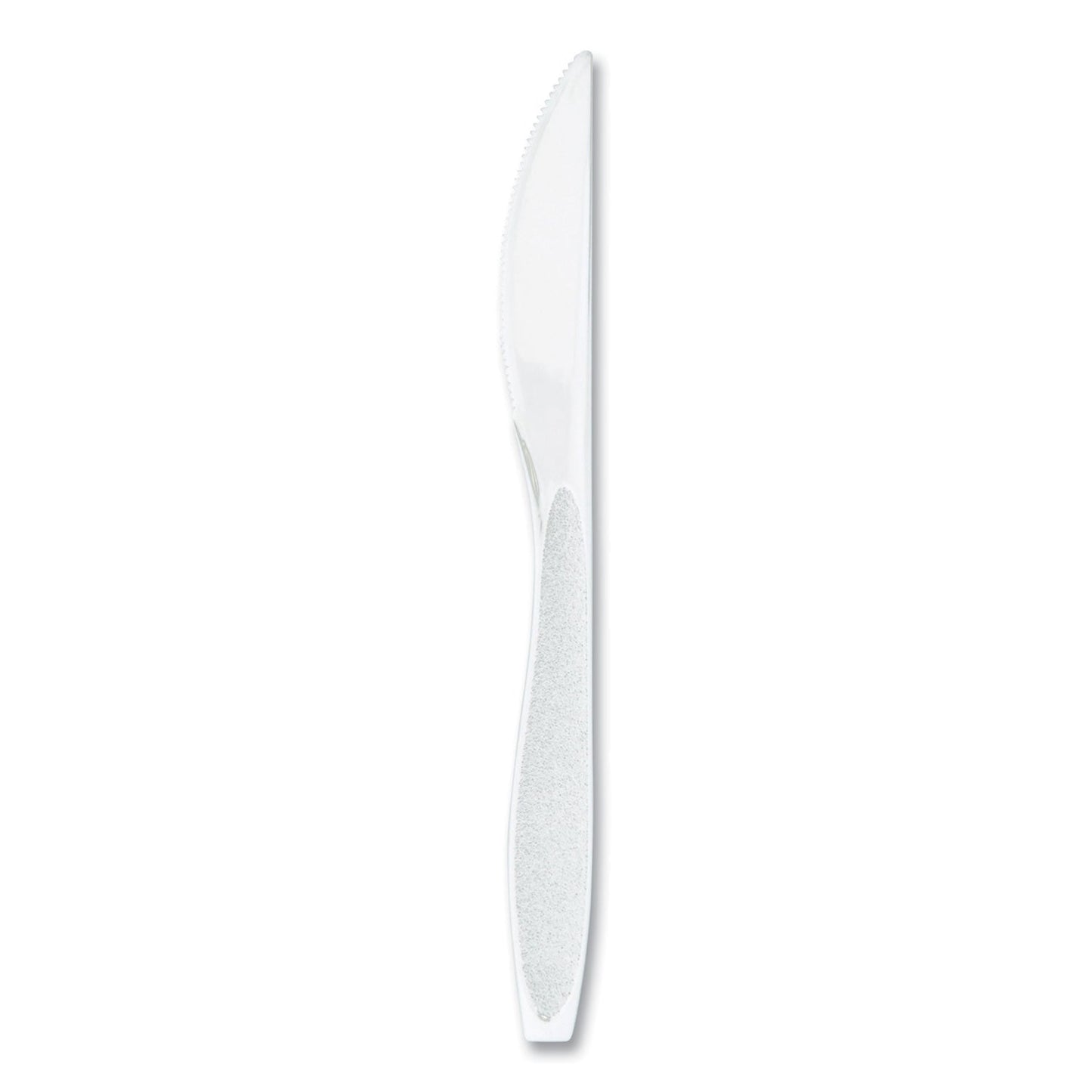 Solo Inc. Impress Heavyweight Full-Length Polystyrene Cutlery, Knife, White, 100/Box (SCCHSWKX0007BX)