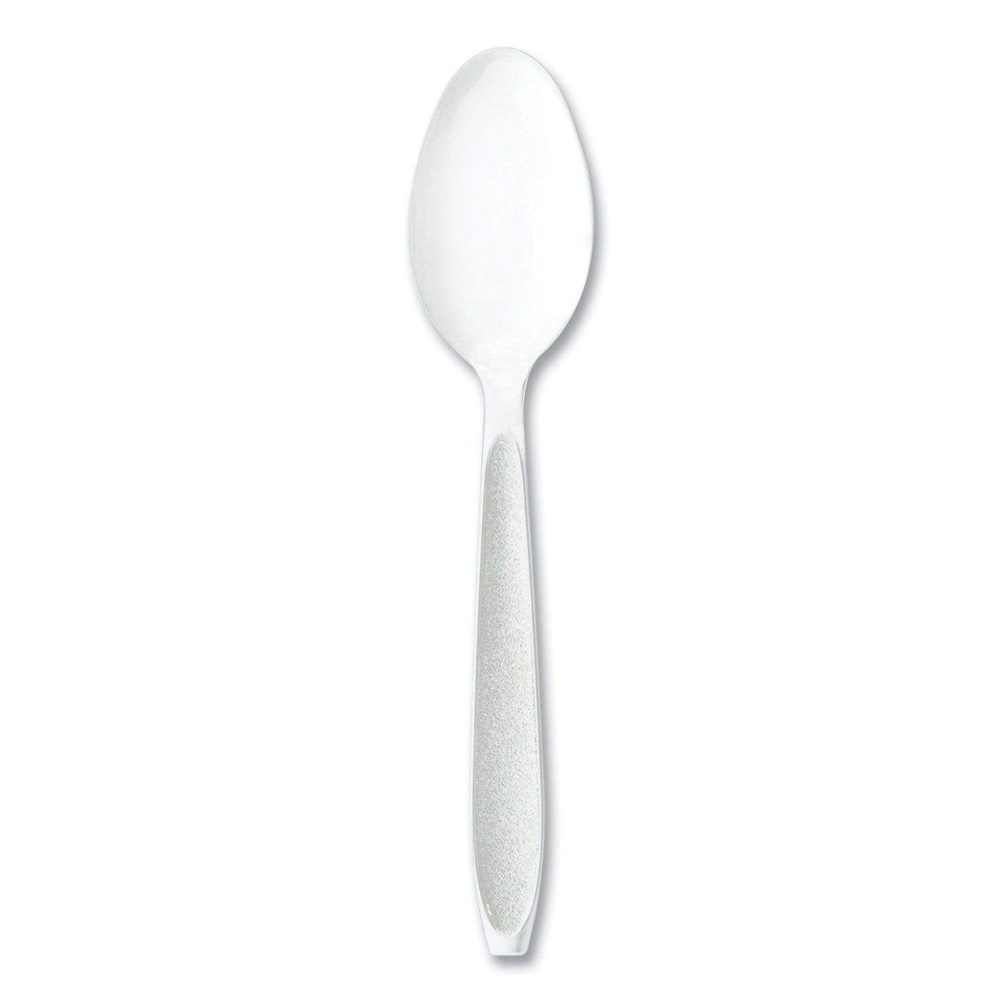 Solo Inc. Impress Heavyweight Full-Length Polystyrene Cutlery, Teaspoon, White, 100/Box (SCCHSWTX0007BX)