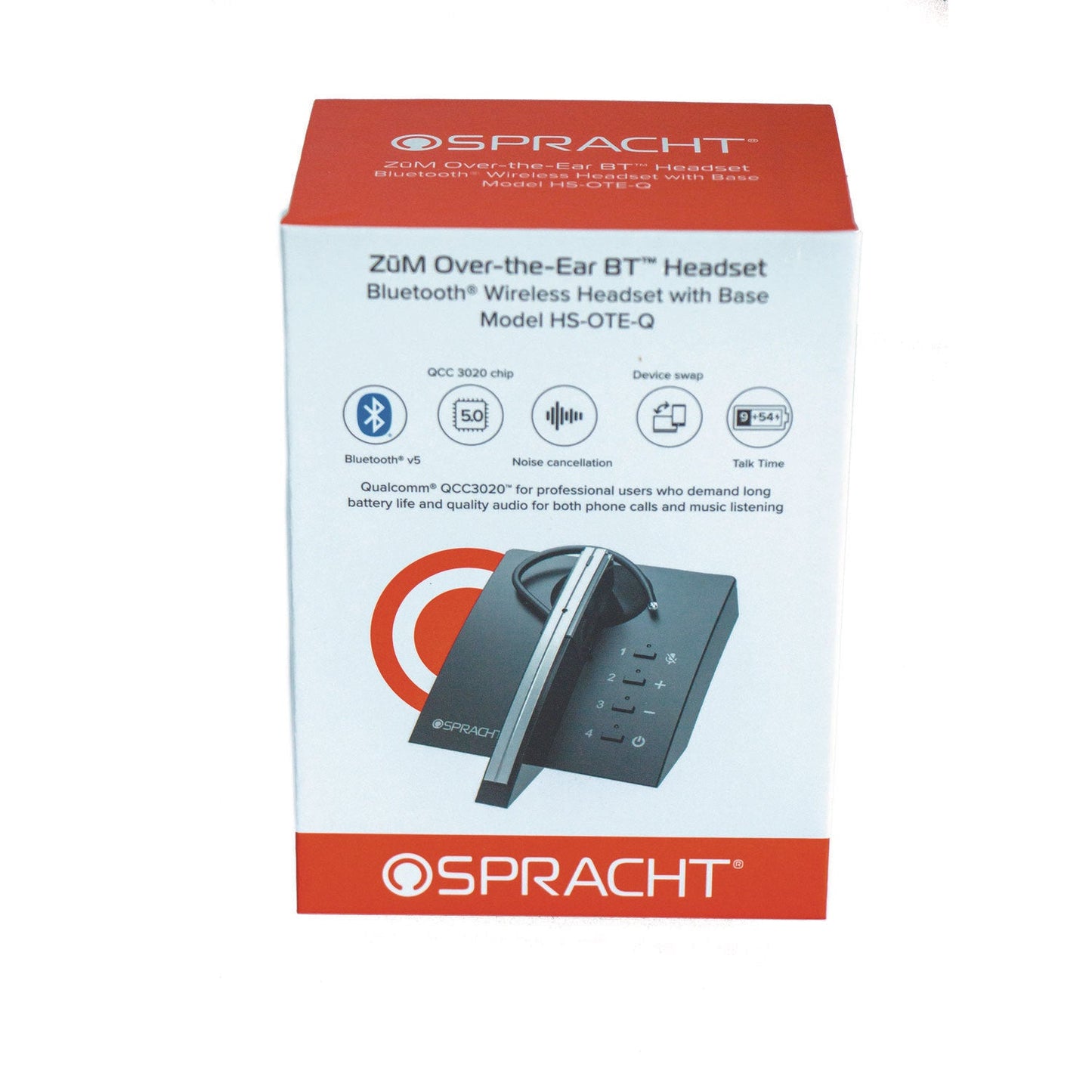 Spracht ZuM Monaural Over-The-Ear Bluetooth Headset (SPTHSOTEQ)