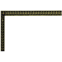 Stanley Bostitch® Premium Aluminum Rafter Squares, 16 in x 24 in, Back-1/16; Face-1/16, Aluminum (680-45-011)
