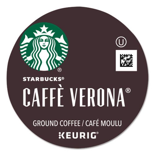 Starbucks Cafe Verona Coffee K-Cups Pack, 24/Box (SBK011067987)