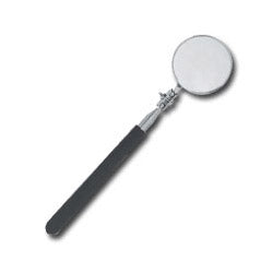 Ullman Devices Corporation Telescoping Inspection Mirror, Round, 2-1/4 in dia, 6-1/2 in L to 36-3/8 in L (ULLHTC-2)