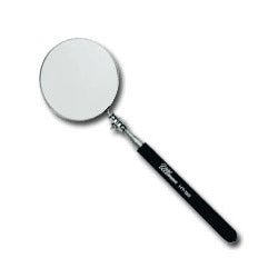 Ullman Devices Corporation Telescoping Inspection Mirror, Round, 3-1/4 in dia, 10-1/2 in L to 29-1/2 in L (ULLHTS-2)