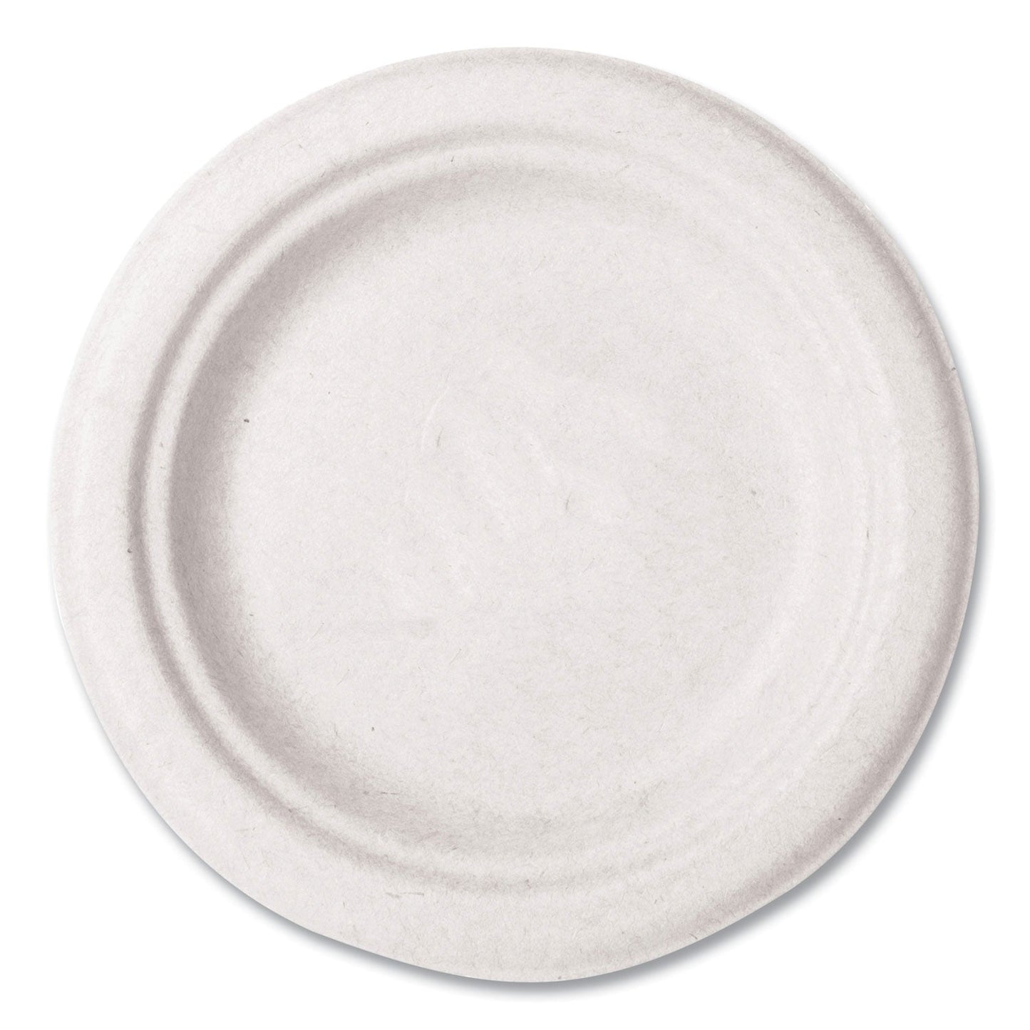 Vegware Molded Fiber Tableware, Plate, 6" Diameter, White, 1,000/Carton (VEGWHBRG06)
