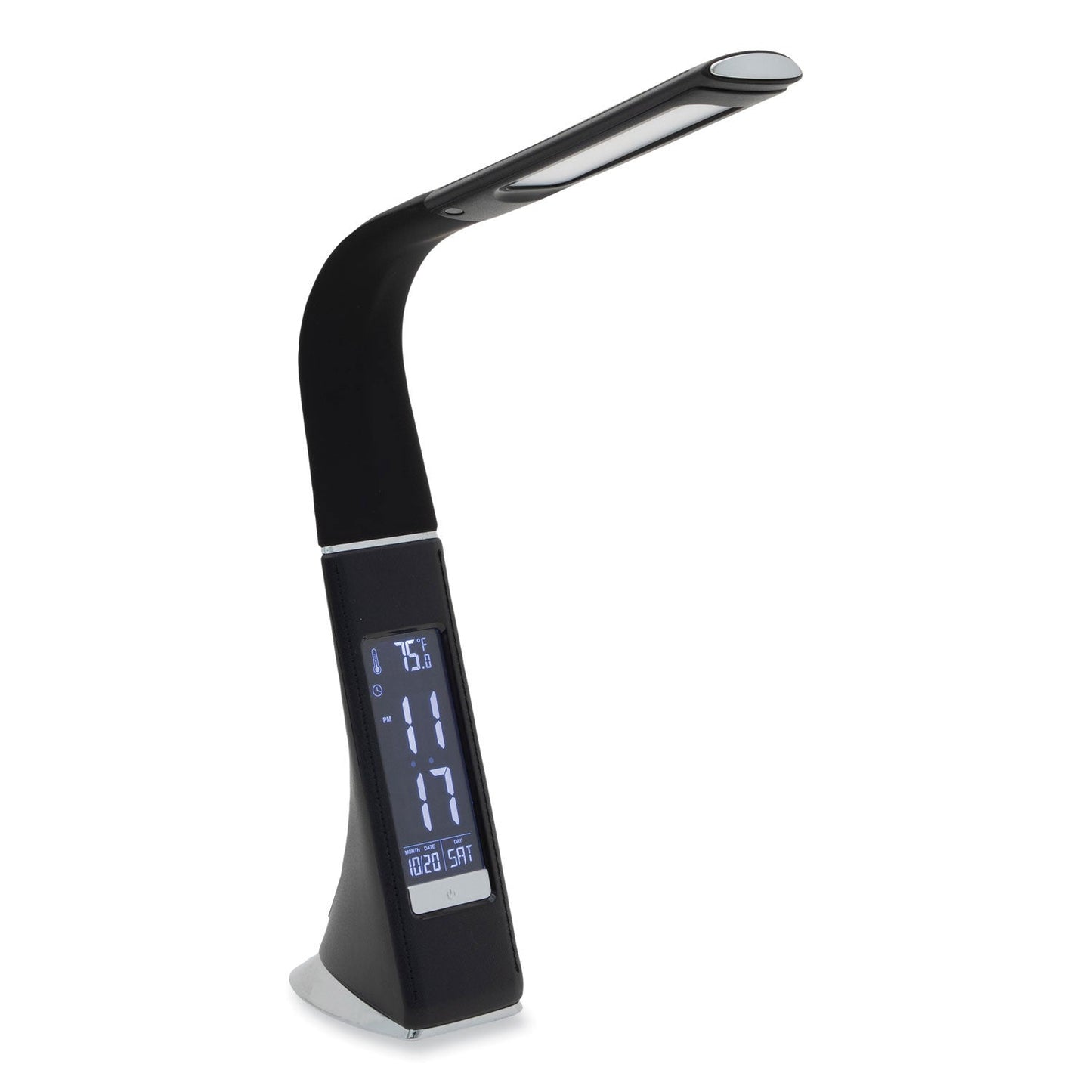 Victory Light LRD Task Lamp with Digital Display, Gooseneck, 16" High, Black (VLUSVLU2FBR)