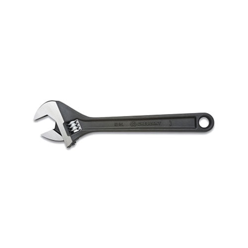 Vuzix Corporation Black Oxide Adjustable Tapered Handle Wrench, Polished Face, 12 in Overall L, 1.5 in Opening, SAE/Metric (181-AT212BK)