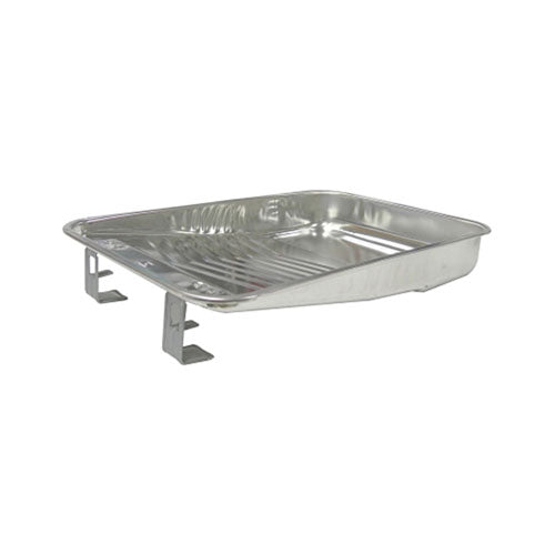 Weiler Paint Tray and Liner, 2 qt, Galvanized Steel Paint Tray, Used with 9 in Rollers and 96702 Paint Liner (804-49010)