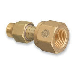 Western Enterprises Brass Cylinder Adaptor, CGA-300 Commercial Acetylene To CGA-200 "MC" Acetylene (312-304)