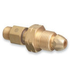 Western Enterprises Brass Cylinder Adaptors, From CGA-510 POL Acetylene To CGA-200 "MC" Acetylene (312-320)