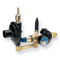 Western Enterprises Professional Foil/Latex Balloon Inflators, Helium, CGA 580, 3,000 psi inlet (312-BR4HG)