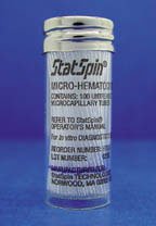 StatSpin® Capillary Blood Collection Tube Ammonium Heparin Additive 9 µL Without Closure Glass Tube (195843_VL)