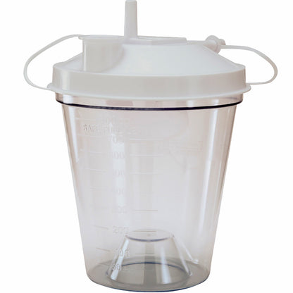 Drive Medical Suction Canister 800 mL Float Valve Shut-Off Lid (825615_EA)