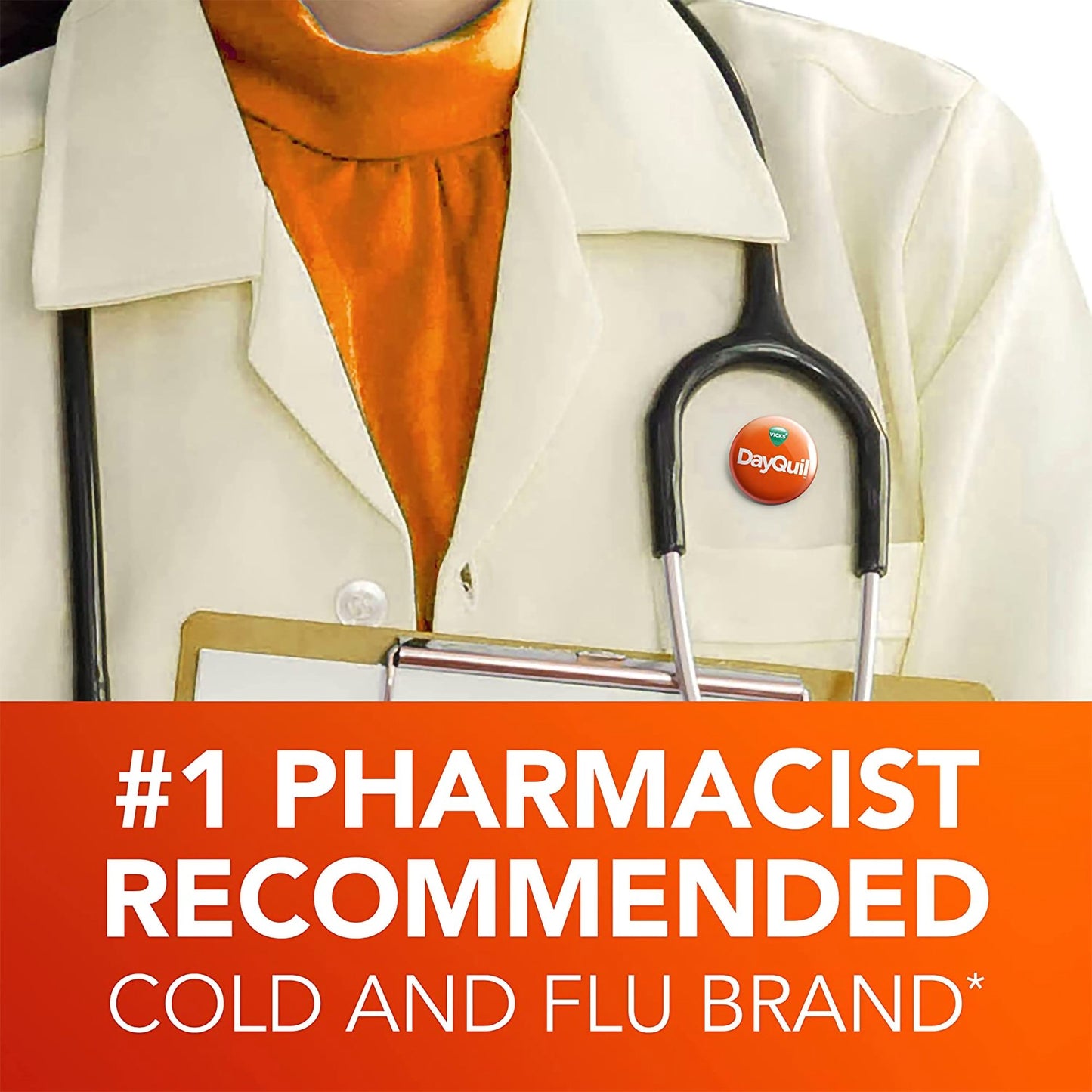 DayQuil® Cold and Cough Relief 325 mg - 10 mg - 5 mg Strength Gelcap 24 per Box (787401_CT)