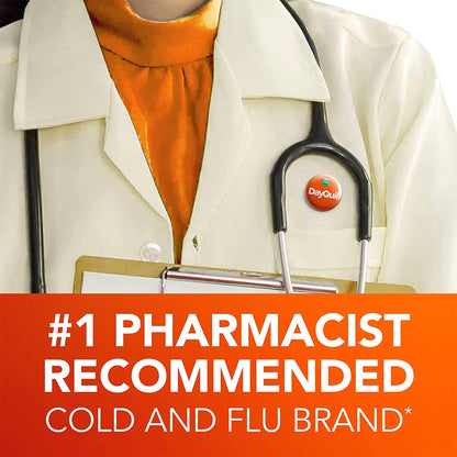 DayQuil® Cold and Cough Relief 325 mg - 10 mg - 5 mg Strength Gelcap 24 per Box (787401_CT)