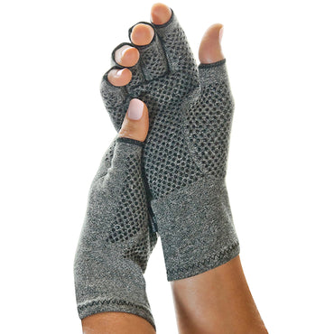 IMAK® Compression Active Compression Glove Open Finger Medium Wrist Length Hand Specific Pair (1234351_PR)