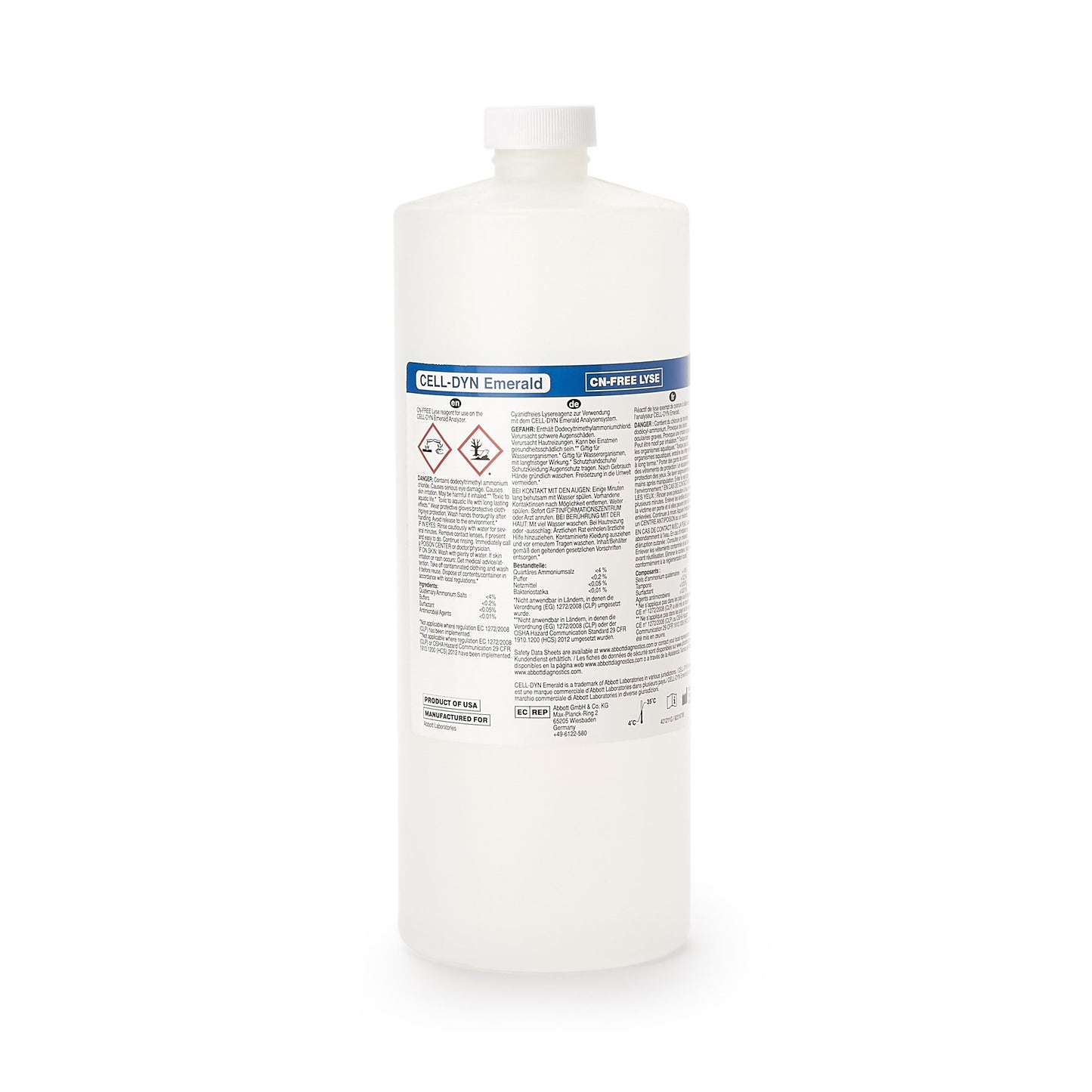 Cell-Dyn® Hematology Reagent Lyse For Cell-Dyn Emerald Analyzer (861612_EA)