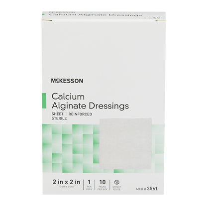 McKesson Alginate Dressing 2 X 2 Inch Square (883263_BX)