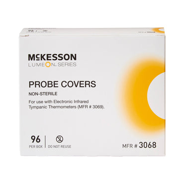 McKesson LUMEON™ Tympanic Thermometer Probe Cover For use with Tympanic Thermometers 96 per Box (848677_CS)