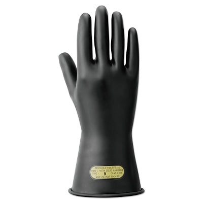 Ansell Electrical Insulating Gloves, Class 00, Size 9, Black11 (012-11-377-7-9)