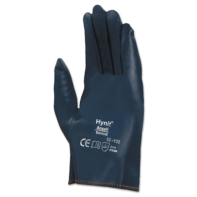 Ansell Hynit Nitrile-Impregnated Gloves, 6.5, Blue (012-32-105-65)