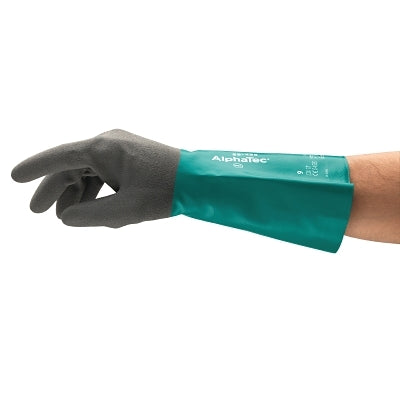 Ansell AlphaTec Nitrile Gloves, Size 10, Gray (012-58-435-10)
