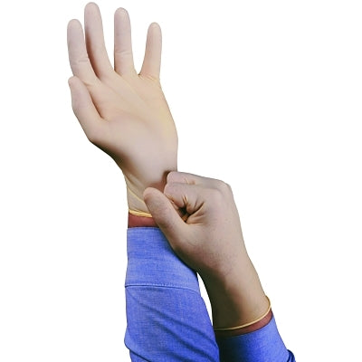 Ansell 69-318 Disposable Gloves, Powder Free, Natural Rubber Latex, 5 mil, Small (012-69-318-S)