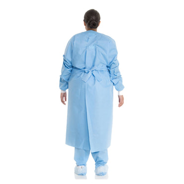 Halyard Protective Procedure Gown X-Large Blue NonSterile Not Rated Disposable (342891_PK)