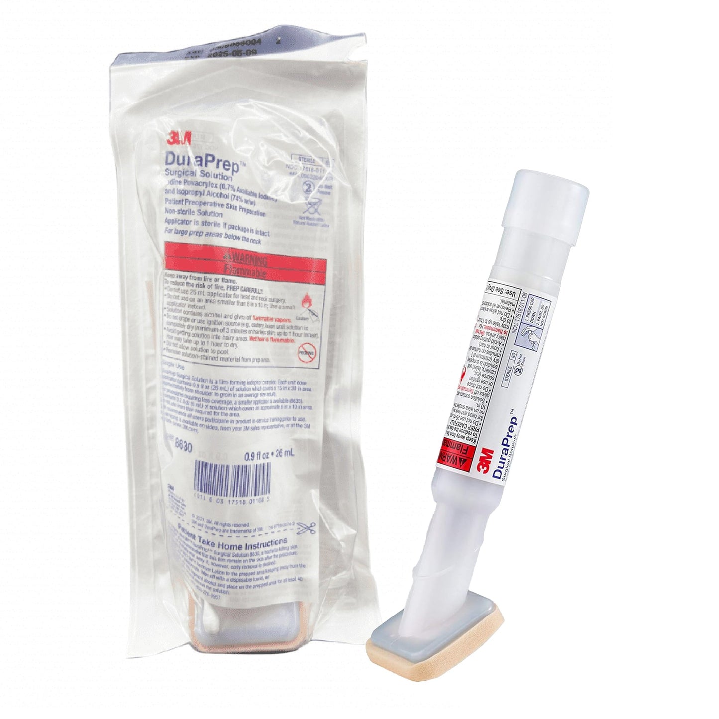 3M™ DuraPrep™ Skin Prep Solution 26 mL Foam Applicator 0.7% / 74% Strength Iodine Povacrylex / Isopropyl Alcohol NonSterile (172618_EA)