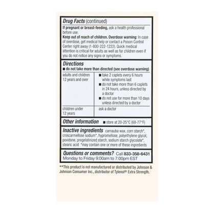 Foster & Thrive™ Pain Relief 500 mg Strength Acetaminophen Caplet 100 per Bottle (1238950_BT)