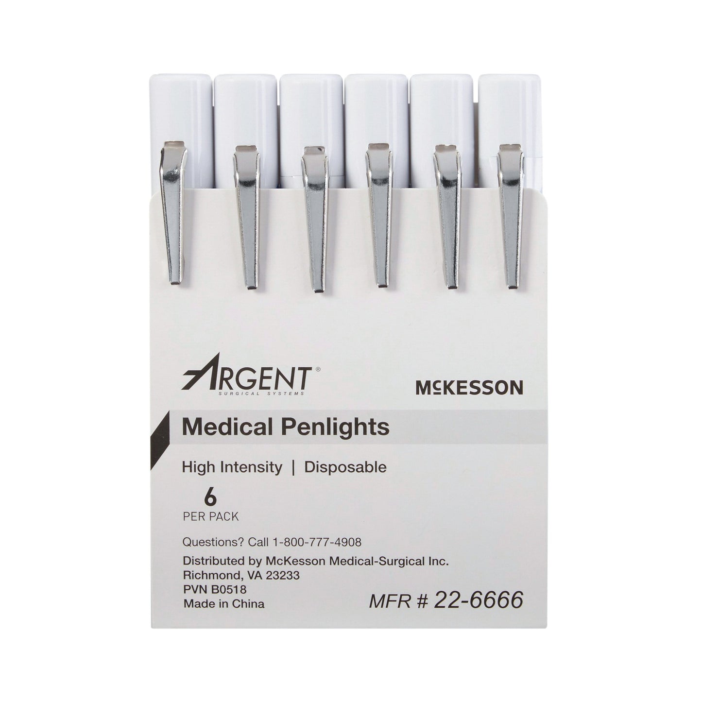 McKesson Penlight White Light 4-1/2 Inch Disposable (193987_PK)