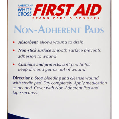 American White Cross Non-Adherent Dressing 2 X 3 Inch Sterile 1 per Pack (126982_CS)