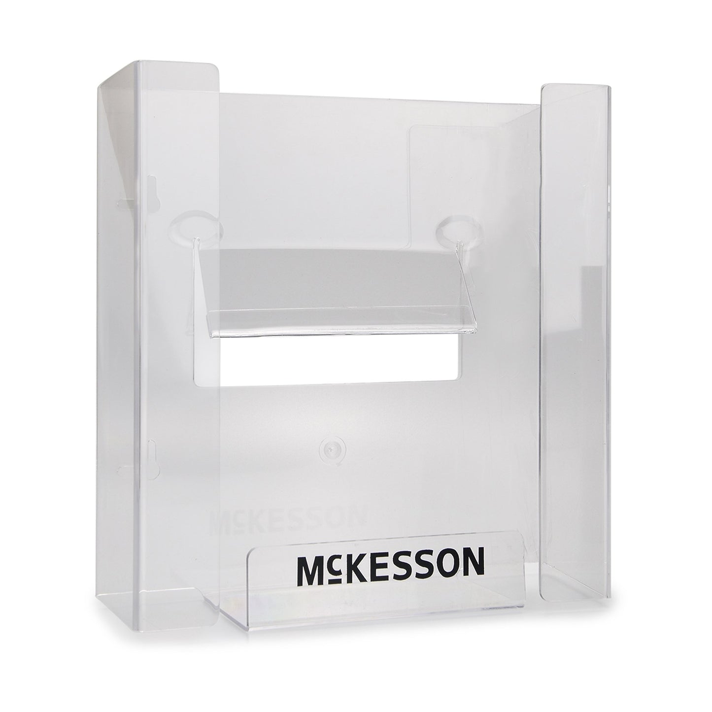 McKesson Glove Box Holder Horizontal or Vertical Mounted 3-Box Capacity Clear 3-1/8 X 10-1/4 X 15-1/4 Inch Plastic (519596_CS)