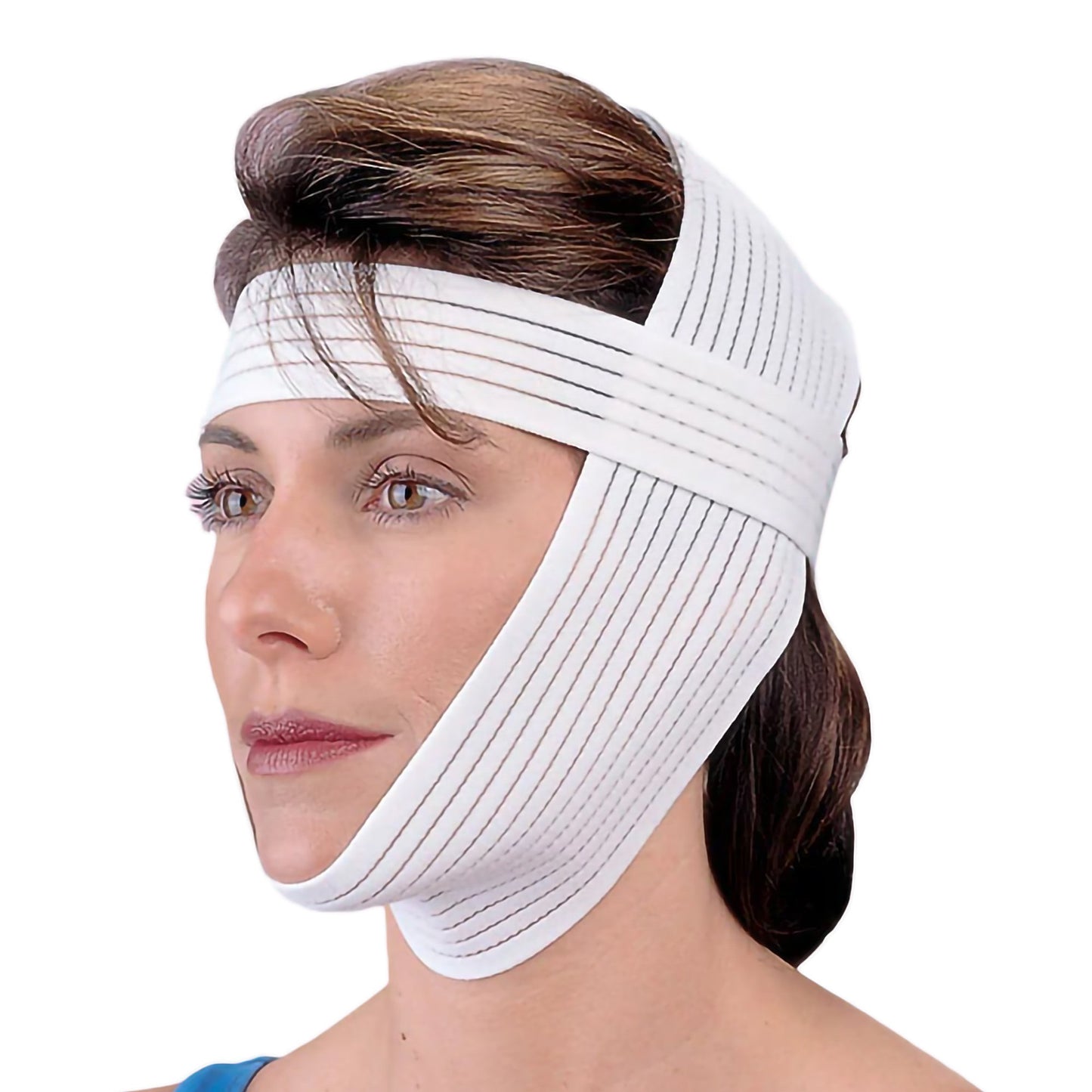 Frank Stubbs Facial Support Wrap One Size Fits Most Spandex White (368452_BX)